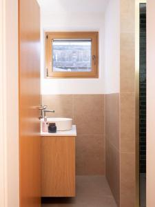 Koupelna v ubytování Appartements Wanner + 25 fotografií