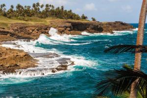 Naturlandskabet i nærheden af villaen