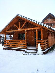 Dusznickie Domki Całoroczne om vinteren