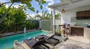 Bazén v ubytování Villa Rama Penida by ABM nebo v jeho okolí