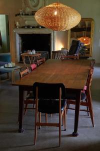 Posezení v ubytování la chaume st martin