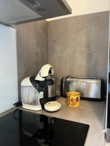 Køkken eller tekøkken på Pied à terre - Port de Hyères