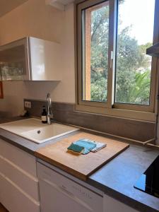 Køkken eller tekøkken på Pied à terre - Port de Hyères