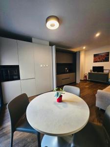 Kuchyň nebo kuchyňský kout v ubytování Melo Exclusive Suite 149