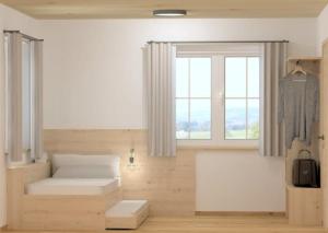 Koupelna v ubytování Ferienhaus Dresselbach - Wohnung 02 "Tannenwaldblick" in Schluchsee für 6 Personen