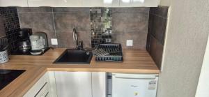 Køkken eller tekøkken på Amouvera C14, T2 vue mer, piscine, clim, parking