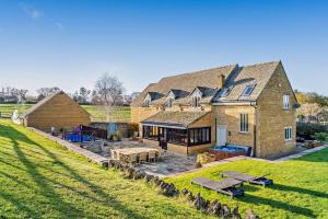 Bygningen som feriehuset ligger i