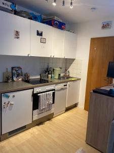 Køkken eller tekøkken på cosy studio apartment good location