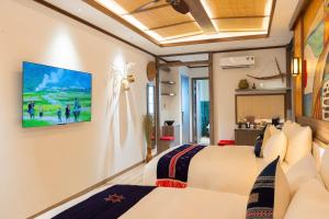 Et opholdsområde på ZAO Hotel Firework & Sea View