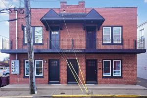 Bygningen som lejligheden ligger i