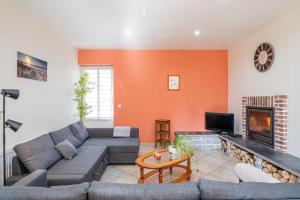 Posezení v ubytování A Fleur de l'Eau Blanche gite de caractère + 19 fotografií