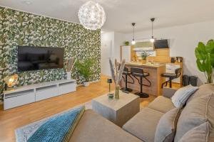 Et tv og/eller underholdning på Apartment Botanika 2