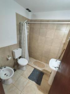 Et badeværelse på Cabañas De Lourdes