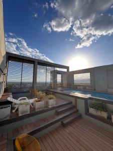 Balkón nebo terasa v ubytování DEPTO LAVALLE 1191 PLAZA BELGRANO + 17 fotografií