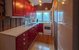 Køkken eller tekøkken på Beautiful Home In Svarstad With Wifi