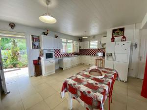 Η κουζίνα ή μικρή κουζίνα στο Villa Ziléa - Le Vauclin