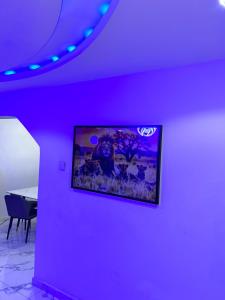 Et tv og/eller underholdning på Zeem Apartment