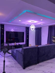 Et tv og/eller underholdning på Zeem Apartment