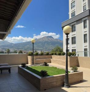 伊瓦拉Millers Townhouse的享有山景。