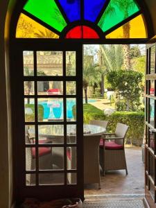 Χώρος καθιστικού στο Villa Oum Palace