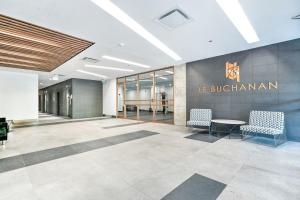 Et opholdsområde på Buchanan 305 - Luxe Loft and Gym