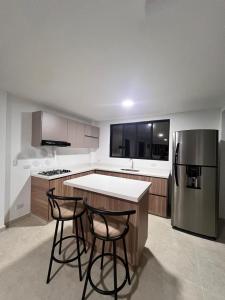 Kuchyň nebo kuchyňský kout v ubytování El Brillante