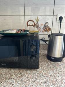 Kuchyň nebo kuchyňský kout v ubytování Le Bungalow by Mk