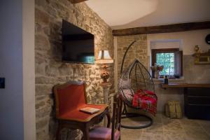 Et tv og/eller underholdning på Antico maniero La Ploca