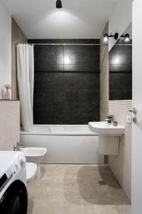 Et badeværelse på Sika Diplomat Apartment