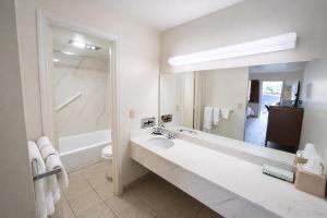 Koupelna v ubytování King's Inn Motel