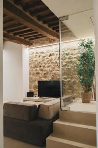 Χώρος καθιστικού στο Loft SPA Massa Marittima