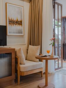 Χώρος καθιστικού στο Villa Oasis Luang Prabang