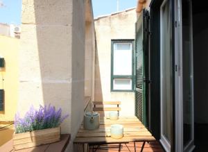 En balkon eller terrasse på Casa Trast