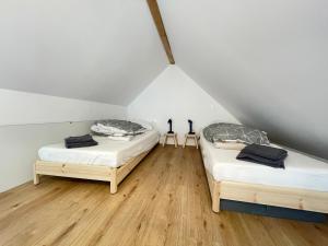 Postel nebo postele na pokoji v ubytování Lokorn - Chaleureux, parking, WiFi, 500m du centre