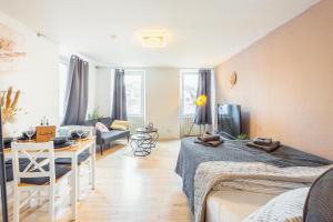 Гостиная зона в Haus Saarburg Innenstadt Bleser Appartements