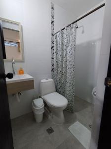 Koupelna v ubytování Posada Smith Town