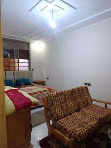 Et opholdsområde på Studio au deuxième étage, résidence almohade + 5 billeder