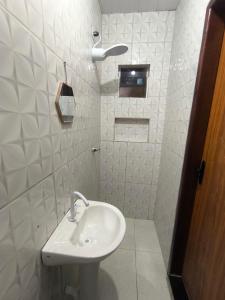 Koupelna v ubytování Suite da praia