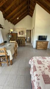 Køkken eller tekøkken på Cabañas el Jardín