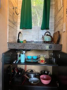 Køkken eller tekøkken på Aldea Aventur