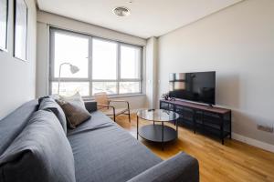 Гостиная зона в Sky Living para 4 con Parking en Sanchinarro