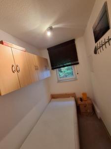 Et tv og/eller underholdning på Ferienhaus nahe der Müritz