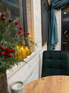 Khu vực ghế ngồi tại Equi Lis - будиночки для відпочинку