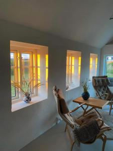 Χώρος καθιστικού στο Renoviertes Gehöft Im Architektonischen Stil