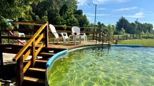 Swimmingpoolen hos eller tæt på Domo Buda - Experiencia Glamping en Mar de Ajó