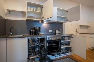 Køkken eller tekøkken på New luxury apartment 3 rooms at Rathausplatz + 34 billeder