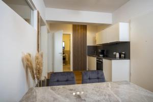 Køkken eller tekøkken på New luxury apartment 3 rooms at Rathausplatz