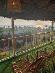 Balkón nebo terasa v ubytování Seaview Stay at Mandrem