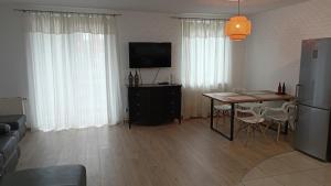 Køkken eller tekøkken på Apartament w Giżycku przy plaży