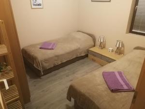 Postel nebo postele na pokoji v ubytování Napraforgó Vendégház Balatonvilágos